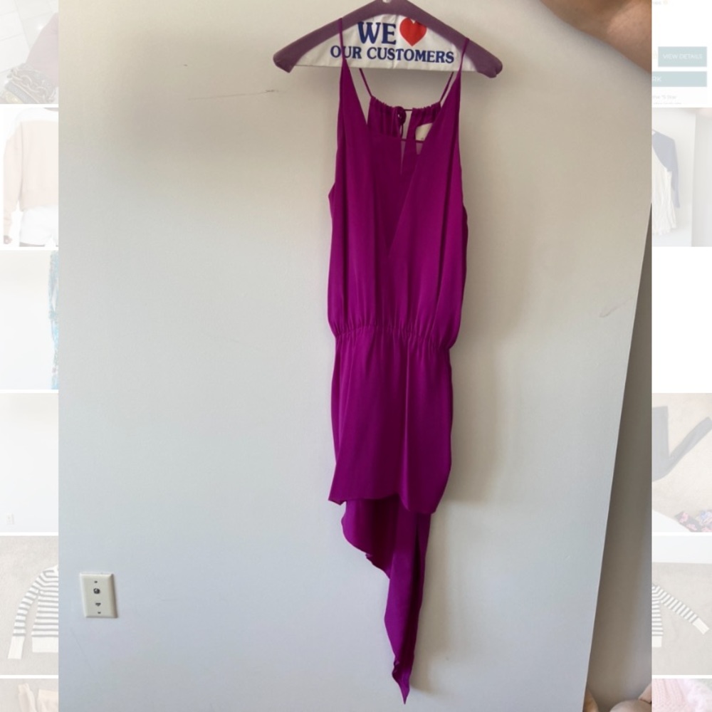 Mason asymmetric Mini Dress